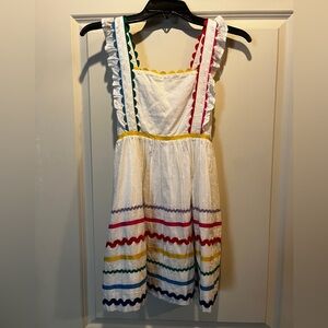 Girls Mini Boden Lined Spring, Summer, Easter Dress, with Pockets Size 8-9Y NWT